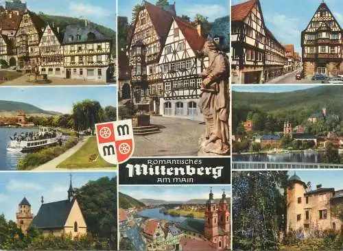 Postcard Germany Miltenberg am Main multi view