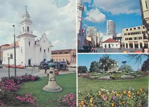 Post card Brazil Curtiba Parana multi view