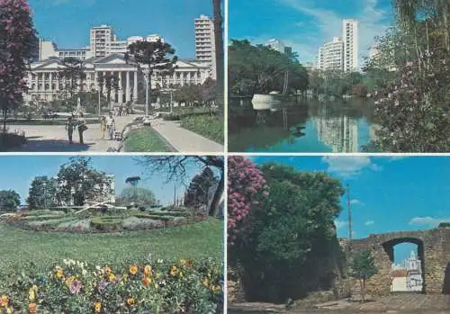 Postcard Brazil Curtiba Parana multi view