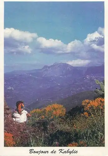 Postcard Algeria Kabylie natural landscape general view