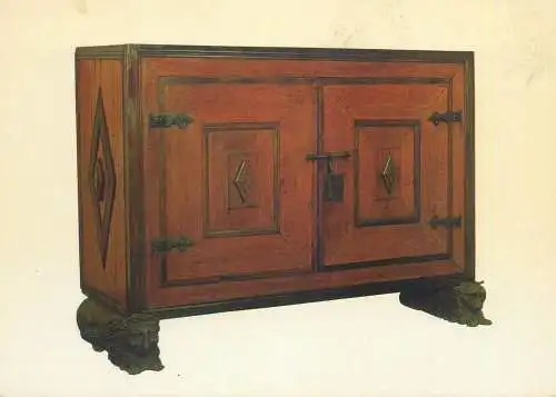 Fine Arts Postcard Quinta das Cruzes Museu Funchal Cupboard made from "caixa de acuacar" 17th century