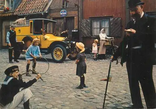 Postcard Scania Vabis Paketautomobil