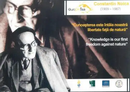 Postcard Romanian philosopher Constantin Noica