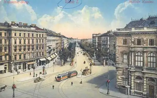 Wien I Militar Kasino Kolowrat-Ring tramway