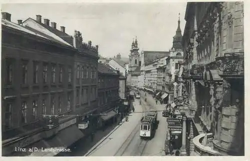 Linz Landstrasse tramway 1933