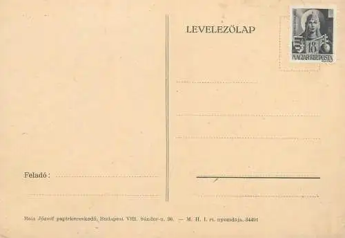 Hungary entier postal postal stationery postcard