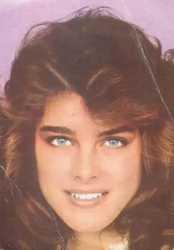 Post card Brooke Shields picture