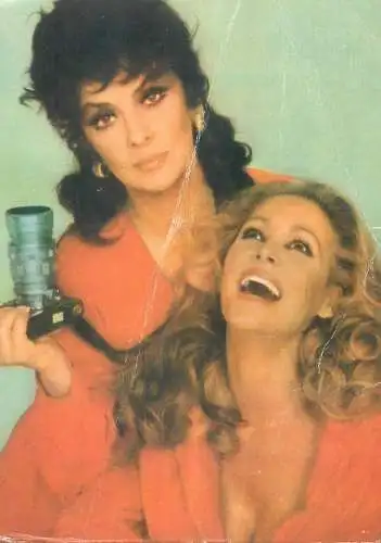 Postcard Gina Lollobrigida si Ursula Andress