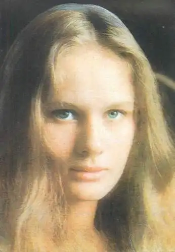 Postcard Dominique Sanda in filmul "Sfioasa"