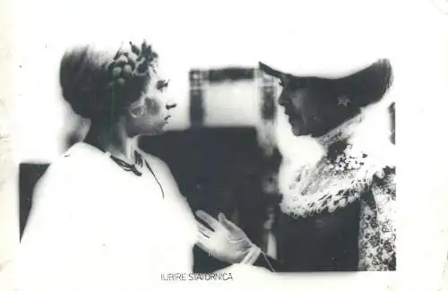 Cinema history film actors movie scene photo ca. 12 x 17 cm Romania neverending love