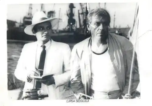 Cinema history film actors movie scene photo ca. 12 x 17 cm Romania the race of the century