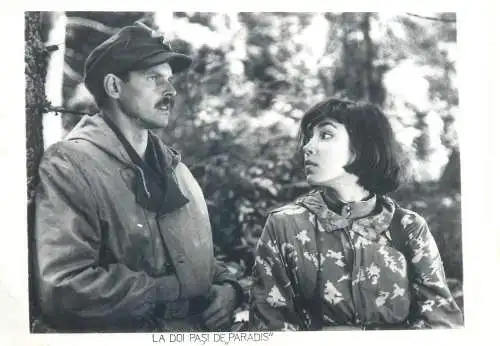 Cinema history film actors movie scene photo ca. 12 x 17 cm Romania two steps from Paradise