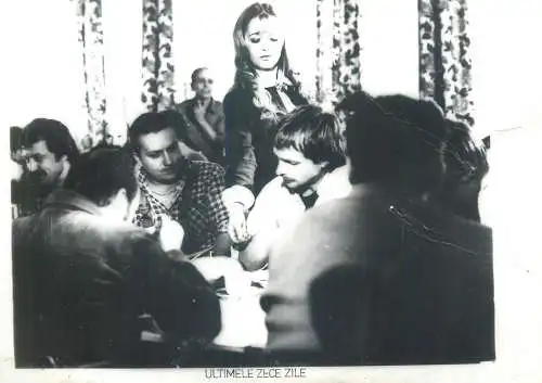 Cinema history film actors movie scene photo ca. 12 x 17 cm Romania the last 10 days