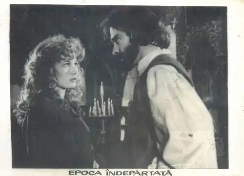 Cinema history film actors movie scene photo ca. 12 x 17 cm Romania far away timeline