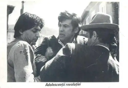 Cinema history film actors movie scene photo ca. 12 x 17 cm Romania revolution adolescents