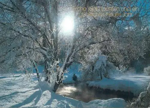 Postcard Germany place to identify winter day Winter Holidays greetings