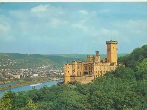 Postcard Germany The Rhine Stolzenfels Castle