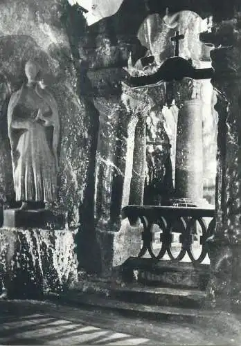 Postcard Poland Wieliczka salt mine