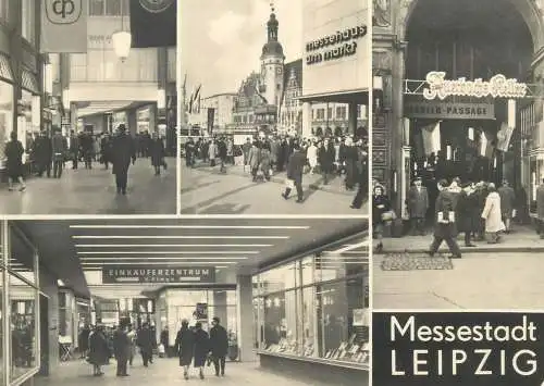 Postcard Germany Leipzig multi view
