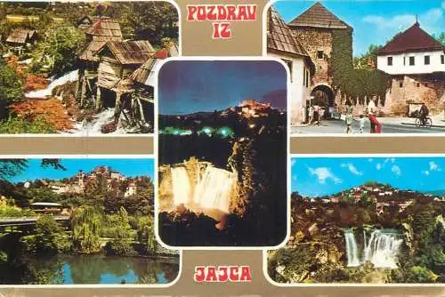 Postcard Bosnia and Herzegovina Jajce 1986