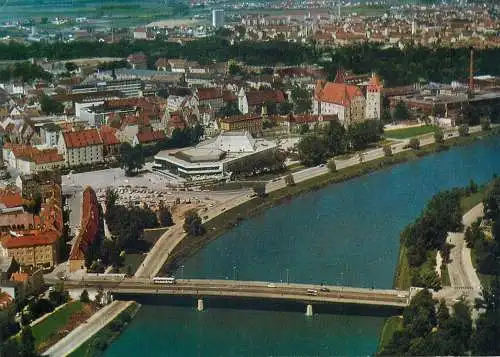 Postcard Germany Ingolstadt aerial