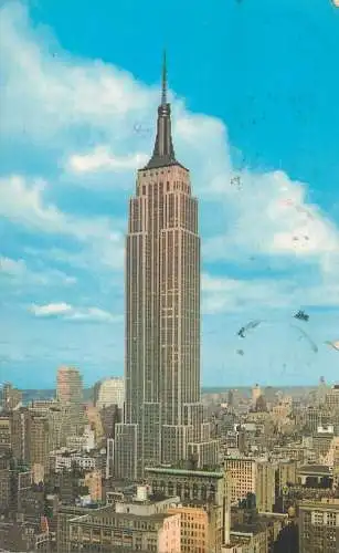 Postcard USA New York's Empire State Building 1977