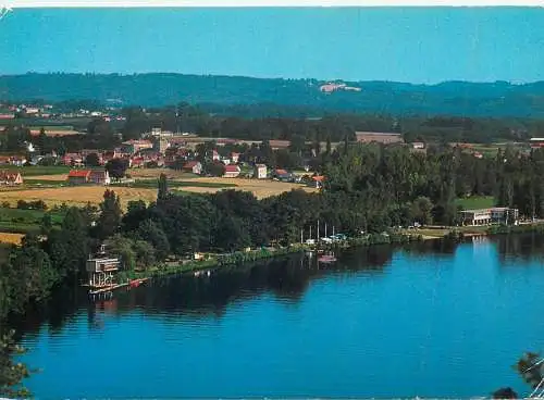 Postcard France Dordogne Tremolat Bassin nautique international vue generale