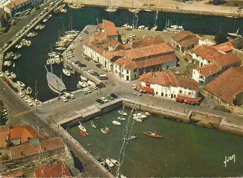 Postcard France Ile de Re Saint-Martin-de-Re Le Basin a flots vue aerienne