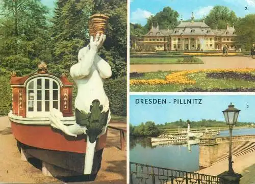 Postcard Germany Dresden Pillnitz multi view