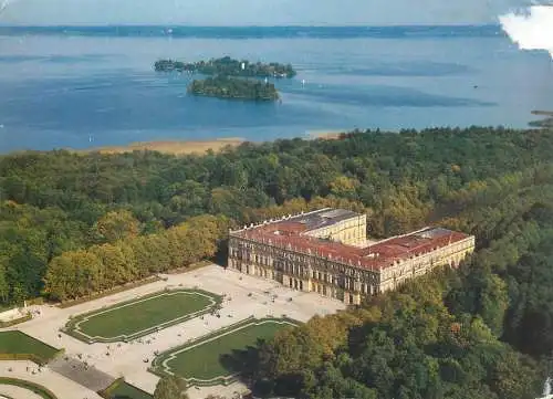 Postcard Germany Schloss Herrenchiemsee 1995 aerial