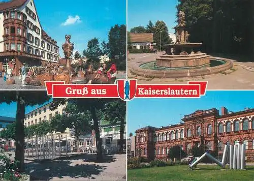 Postcard Germany Kaiserlautern Pfalz 1995 multi view