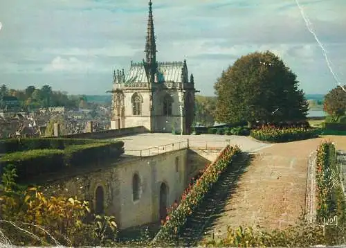 Postcard France Val de Loire Chateau d'Amboise