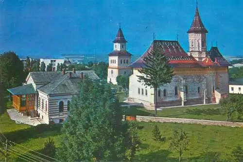 Postcard Romania Suceava St Gheorghe church