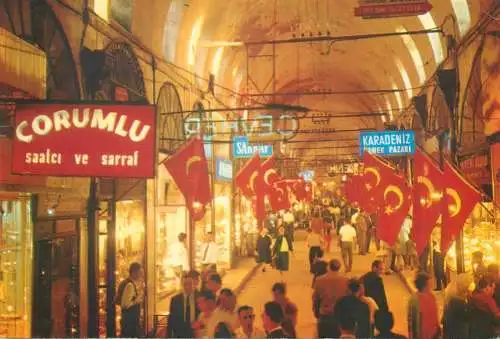 Postcard Turkey istanbul  bazaar