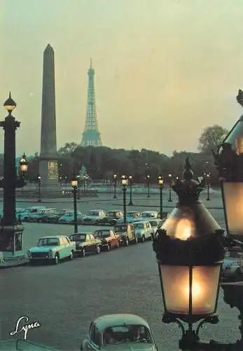 Postcard France Paris Place de la Concorde