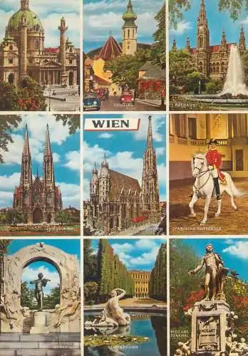 Postcard Austria Wien multi view