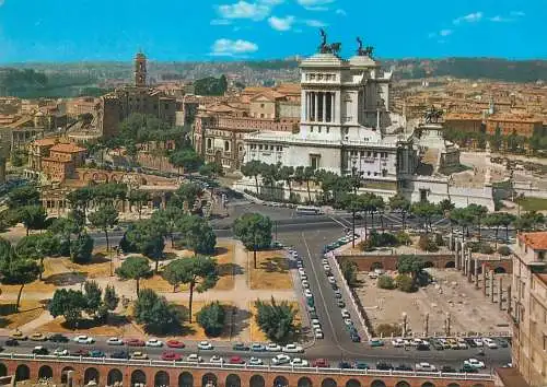Postcard Italy Rome archeological zone 1988