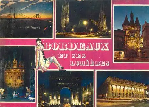 Postcard France Bordeaux et ses lumieres multi view
