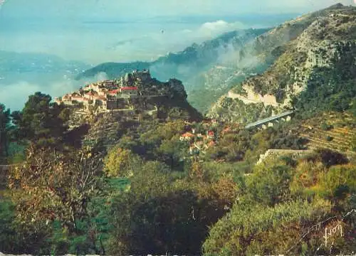 Postcard France Eze paysage de montagne vue generale