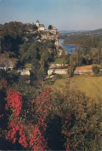 Postcard France Lot terre des Merveilles Chateau de Belcastel