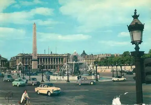 Post card France Paris et ses merveilles Place de la Concorde overview