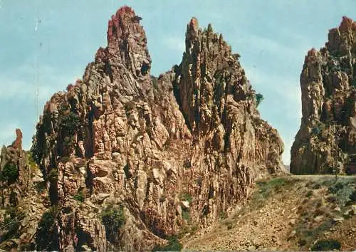 Post card France Piana Corse les Calanques