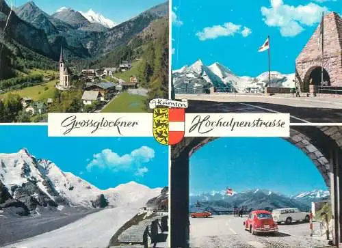 Austria multi view Post card Karnten Grossglockner Hochalpenstrasse