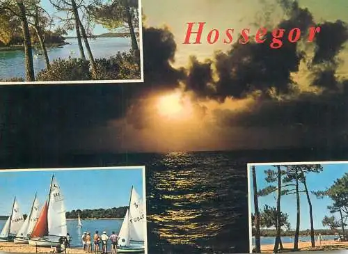 Postcard France Hossegor 1970 multi view