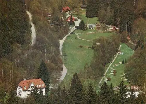Postcard Germany aerial view Monbachtal Bad Liebenzell Ferien u. Bibelheim der Liebenzeller Mission