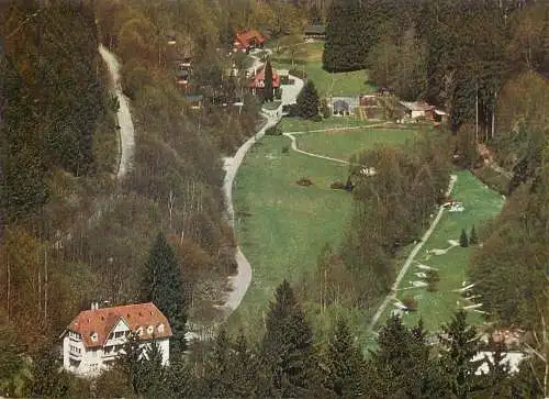 Postcard Germany Monbachtal Bad Liebenzell Ferien u. Bibelheim der Liebenzeller Mission aerial view