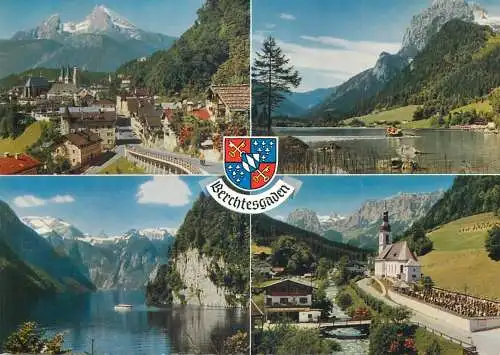 Postcard Germany Beechtesgaden multi view