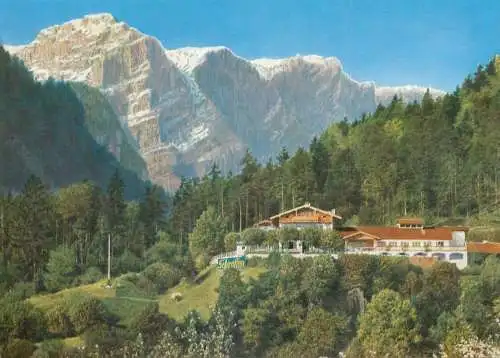 Postcard Germany Berghof und Enzian  Brennerei Zum Schroffen