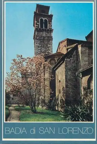 Postcard Italy Trento Badia di San Lorenzo