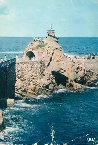 Postcard France Cote Basque Biarritz 1961